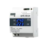 150W DIN Rail Mounted Switching Power Supply DR-150W AC-DC 12V 15V 24V 36V 48V with display QYR-150(AC230V,100-120V/200-240V_12V)