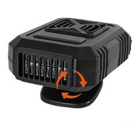 150W Dual-Function Car Heater and Defroster for 12V Vehicles - Warm & Cool Air, 360° Adjustable Vent, Compact Portable ABS Design