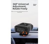 150W Dual-Function Car Heater Defroster for 12V Vehicles - Warm & Cool Air, 360° Adjustable Vent, Compact Portable Design