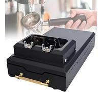 150W Electric Commercial Coffee Grounds Portafilter Cleaner Machine, Automatic Heavy Duty Handle Washer with 2 Scrapers & 1 Cleaning Head for Home Cafe Restaurant Espresso Barista