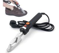 150W Electric Leather Iron, Industrial Grade Mini Electric Iron with 50-350°C Temperature Control Dial, for Leather Clothes Bag Shoes Leather Wrinkle Removing