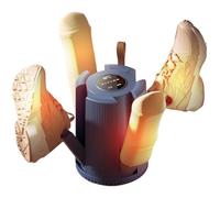 150W Electric Shoe Dryer - 2 Gear Heat Blower with 4 Telescopic Dry Rack - Smart Constant Temperature - 1/3/6 Hour Timer for Boots, Gloves, Socks - 48°C Heating
