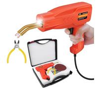 150W Hot Stapler Plastic Welder Gun Kit Car Bumper Repair Welding Machine Welder Car Bumper Repair Kit with 800 Staples&Plier and Plastic Suitcase