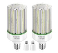 150W LED Corn Cob Light Bulb 2Pack Equivalent 600W Metal Halide HPS HID CFL 5000K Daylight E39 Mogul Base LED Retrofit Bulb for Commercial Industrial Lighting Gyms Workshop Bay Light Fixture