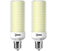 150W LED Corn Light Bulb 5000K Daylight 22500LM Led Corn Bulb E39/E40 Mogul Base Cob, 1500W Metal Halide HPS HID CFL Replace for Commercial Industrial Lighting Gyms Workshop Bay Light Fixture (2 Pack)