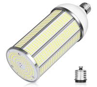 150W LED Corn Light Bulb (600 Watt Equivalent) 4000K Daylight White 15000Lumen E27/E40 Base Replaces Metal Halide/Son/HID/HPS for Parking, Stadiums, Warehouse & Factory (4000K-Daylight White, 150W)