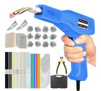 150W Plastic Welder,2 in1 Plastic Welding Kit,Plastic Welder Gun Soldering Kit,Hot Stapler Plastic Welding Car Bumper Repair Kit,64pcs Plastic Welding Rods,800pcs Staples for Plastic Crack Repair