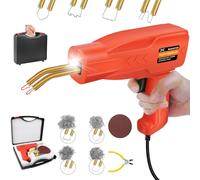 150W Plastic Welder with LED Light, Corded Plastic Welding Machine Car Bumper Repair Kit with 800PCS Hot Staples, Plier, 1-3s Fast Heating, Handheld Portable Welding Repairing Equipment for Car Parts