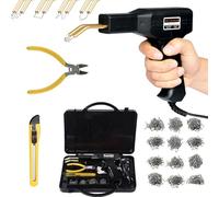 150W Plastic Welding Machine: Car Bumper Repair Kit Plastic Welding Machine 800 Pieces 6 Types Clips Hot Stapler Plastic Welding Machine Plastic Repair Kit for Car Bumper