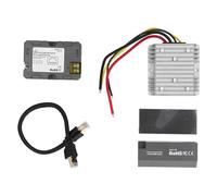 150W PoE Injector and 12V to 48V DC Boost Converter Kit Compatible with V2 Dish Internet Kit, 3A GigE Ethernet Adapter for Router Connection, Power Supply Components with RJ45