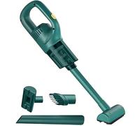 150W Powerful Cordless Handheld Vacuum Cleaner, 45 Min Runtime Type-C Rechargeable Car Cleaner, 10-20kPa Strong Suction HEPA Filter for Pet Hair Home Office (Green)
