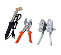 150w PU Round Belt Welding Machine, Drive Belt Connector Hot Melt Machine, Round Belt Welder Joint Machine Clamp+scissor+soldering Iron For V-belts Pentagonal Belts Pu Pipes Plastic Strips