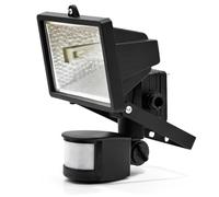 150W Security Flood Light with Sensor - Outdoor Halogen Light, Suitable for Gardens, Garage, Forecourt | PIR Motion Sensor | Waterproof, Weatherproof & Rust Proof - Aluminium Body, 150 Watt Power