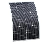 150W semi-Flexible fibreglass Solar Panel with a Round Rear Junction Box and 3m Cable, with Durable ETFE Coating