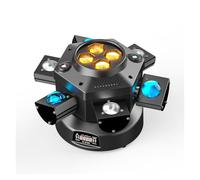 150W Six-Armed Moving Head Lighting RGBW Stage Light Effect Projector for DJ Party Concert Church Wedding Theater for Various Occasions