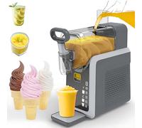 150W Slush Machine 2L Frozen Drink Maker with LCD Touch Screen & Auto Cooling Electric Slushie Maker for Slushies Smoothies Cocktails & Milkshakes - Removable Drip Tray Large Capacity for Home &