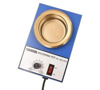 150W Solder Pot Soldering, Welding Crucible, 200-450 Degree Soldering Furnace, Stainless Steel Lead Free Solder Pot, AC220V, 50Hz