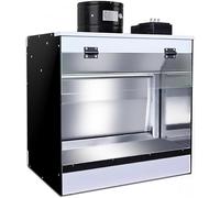 150W Spray Booth with LED Lighting, Airbrush Kit, Double Filtration, Extra Large Workspace for Model and Hobby Painting, Perfect for Crafts and DIY Projects