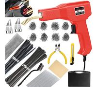 150W Upgraded Plastic Welder Bumper Repair Kit, 2 in 1 Plastic Welding Kit, 800 Hot Staples and 30 Plastic Welding Rods, Welding Repair Kit