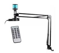 150X Soldering Microscope, Digital Microscope, 4K 16MP Ultra HD Camera, with LED Ring Light, Remote Control, Support Video Recording, for Observation, Soldering