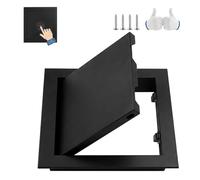 150x150 mm Inspection Hatch for Ceiling, Magnetic Push to Open Access Panel for Plasterboard, Paintable Flush Fit Wall Cover, Electrical Fuse Box Access Door for Plumbing(Black,300x300mm)
