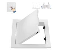 150x150 mm Inspection Hatch for Ceiling, Magnetic Push to Open Access Panel for Plasterboard, Paintable Flush Fit Wall Cover, Electrical Fuse Box Access Door for Plumbing(White,200x200mm)