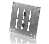 150x150mm / 6x6 inch Adjustable Galvanised Steel Ventilation Grille - Air Vent Cover - Sliding Hit and Miss Vents