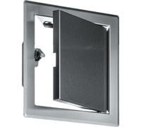 150x150mm Metal Access Panel with Snap Lock - Wall/Ceiling Hatch - 6x6 inch Inspection Door - Stainless Steel