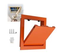 150x200 200x450 450x550mm Metal Access Doors Panel for Drywall, White Inspection Hatch,Recessed Mount Access Door for Wall and Ceiling Electrical and Plumbing(Orange,250x300mm)