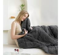 (150x200cms/17lbs/8kg) Good Nite Winter Weighted Blanket Super Soft Gravity Wool Warm Blanket
