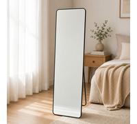 150x40cm Bedroom Floor Mirror Black Frame