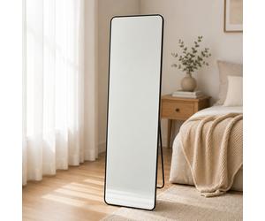 150x40cm Bedroom Floor Mirror Black Frame
