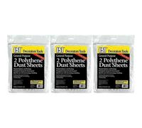 151 2 Polythene Dust Sheets (Pack Of 3)