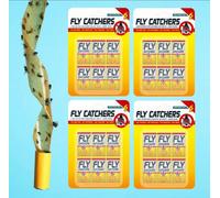 151 24 Sticky Fly Papers Catchers Flying Insect Trap Pest Control Pestshield