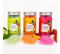 151 3 Cocktail Bath Salts Fruity Scent Mojito Strawberry S.. On Beach 320G