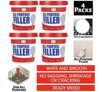 151 4X All Purpose Filler White 600G Smooth Ready Mixed Interior Exterior Use Wood Wall