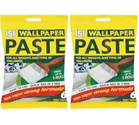 151 All Purpose Wallpaper Paste | Super Strong Wall Paper Adhesive - Ready in 3 Minutes | Suitable for All Types & Weights of Wallpaper | Easy To Use - Hangs Up To 5 Rolls (6 Pints) (Pack of 2)