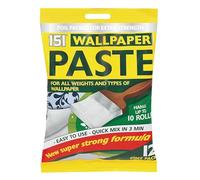 151 All Purpose Wallpaper Paste | Super Strong Wall Paper Adhesive - Ready in 3 Minutes | Suitable for All Types & Weights of Wallpaper | Easy To Use - Hangs Up To 10 Rolls (12 Pints)