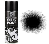 151 Black Gloss Multi-Purpose Aerosol Spray Paint 400ml (6 Pack)