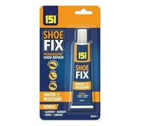 151 Brand Shoe Repair Adhesive - Permanent, Water Resistant Liquid Glue for Leather and Plastic - 1 Count, 30ml, Clear, Shoe Fix Glue