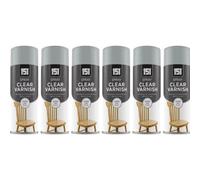 151 Clear Matt Varnish Spray, 400ml, Quick Drying, Moisture and Scratch Resistant, Pack of 6
