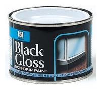 151 Coatings Gloss Non-Drip Paint 180ml Black - 388872 by 151 Coatings