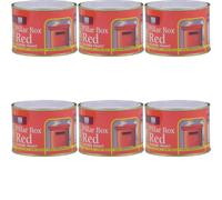 151 Coatings Gloss Paint 180ml Pillar Box Red (Pack of 6)
