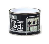 151 Coatings Iron Black Gate Gloss Paint, Resistance To Rust, Corrosion, Easy-To-Apply Formula, Drying Quickly, Perfect For Gates, Railings, Fences, Metal Furniture, Interior And Exterior Use, 180ml