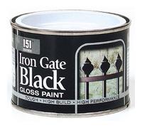 151 Coatings Iron Gate Gloss Paint 180ml Black (469347)