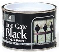 151 Coatings Iron Gate Gloss Paint For Metal Gates & Fences Tough and Durable Finish Efficient Drying Time Interior & Exterior 180ml