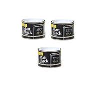 151 Coatings Matt Black Paint, Quick-Drying, Smooth Matt Finish, High Performance, 180ml, Pack of 3