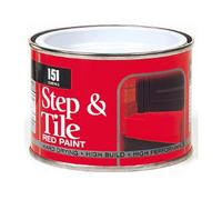 151 Coatings Step & Tile Paint Red, Easy-To-Apply, Quick Drying, Long-Lasting Protection, Interior And Exterior Use, DIY Enthusiasts, Perfect For Stone, Brick, Masonry, Steps, Tiles, Concrete Surfaces