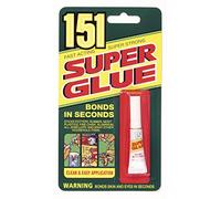 151 Fast Acting Super Glue | Super Strong - Bonds In Seconds (Suitable for Pottery, Rubber, Most Plastics, Fine China, Aluminium, Jewellery)
