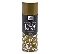 151 Gold Metallic Finish Multipurpose Spray Non Cracking Fast Drying 400ml